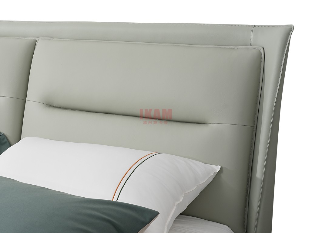 嘉彤意卡曼真皮床--K5180A