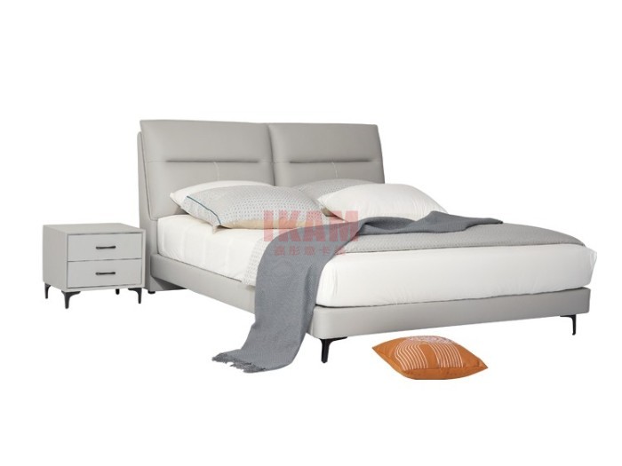 嘉彤意卡曼真皮床--K5091A